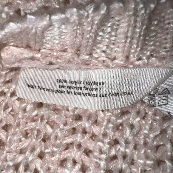 Gorgeous Aeropostale Light Pink Soft Loose Knit Sweater - Picture 6 of 6